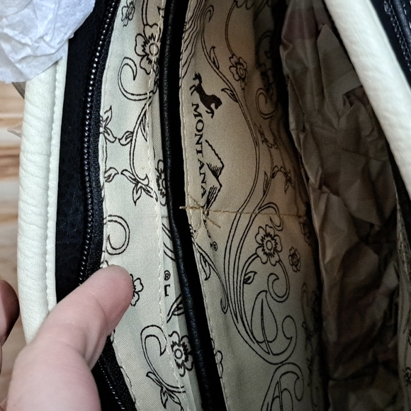 Black Montana West Crossbody Purse Western style purse - Picture 7 of 7